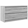 Meuble TV sonoma gris 100x35x54 cm bois d'ingénierie 624298624298