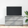 Meuble TV sonoma gris 100x35x54 cm bois d'ingénierie 624298624298