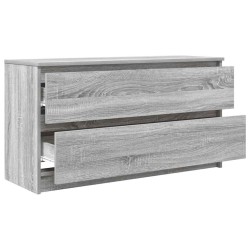 Meuble TV sonoma gris 100x35x54 cm bois d'ingénierie 624298624298