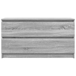 Meuble TV sonoma gris 100x35x54 cm bois d'ingénierie 624298624298