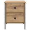 Cabinet de Chevet chêne artisanal 40 x 42 x 50 cm 624300624300