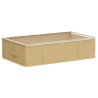 Boîte de rangement avec fenêtre transparente Crème 624302624302