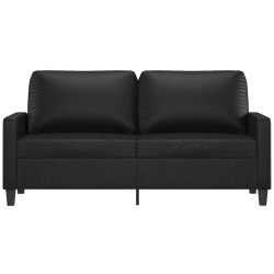 Canapé à 2 places Noir 140 cm Similicuir 624305624305