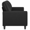 Canapé à 2 places Noir 140 cm Similicuir 624305624305
