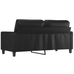 Canapé à 2 places Noir 140 cm Similicuir 624305624305