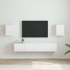Meuble TV mural 2 pcs Blanc Brillant 30 x 31 x 40 cm 624310624310