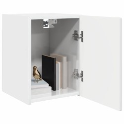 Meuble TV mural 2 pcs Blanc Brillant 30 x 31 x 40 cm 624310624310