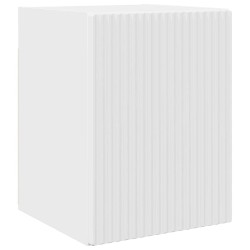 Meuble TV mural 2 pcs Blanc Brillant 30 x 31 x 40 cm 624310624310