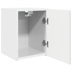 Meuble TV mural 2 pcs Blanc Brillant 30 x 31 x 40 cm 624310624310