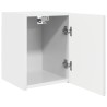 Meuble TV mural 2 pcs Blanc Brillant 30 x 31 x 40 cm 624310624310