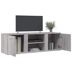 Meuble TV sonoma gris 120x34x37 cm bois d'ingénierie 624311624311