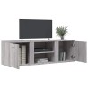 Meuble TV sonoma gris 120x34x37 cm bois d'ingénierie 624311624311
