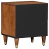 Cabinet de chevet avec porte 2 pcs Marron miel 40 x 33 x 46 cm 624312624312