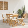 Chaises de bistrot d'extérieur 4 pcs Crème blanc 624313624313