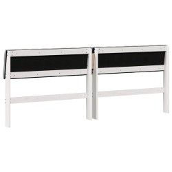 Tête de lit capitonnée Gris clair 200 cm Pin massif 624314624314