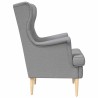 Fauteuil Gris clair Tissu 624320624320
