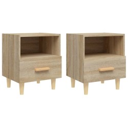 Tables de chevet 2 pcs Chêne sonoma 40x35x47 cm 624324624324