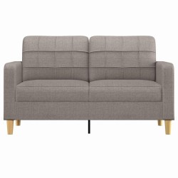 Canapé à 2 places Taupe 140 cm Tissu 624325624325