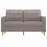Canapé à 2 places Taupe 140 cm Tissu 624325624325