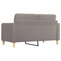 Canapé à 2 places Taupe 140 cm Tissu 624325624325