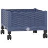 Jardinière avec Roues Gris Bleu 40 x 40 x 33 cm PP 624328624328
