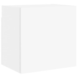 Meuble TV mural blanc 40,5x30x40 cm bois d'ingénierie 624330624330