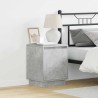 Cabinet de chevet 2 pcs Gris béton 39 x 34,5 x 50 cm 624332624332