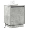 Cabinet de chevet 2 pcs Gris béton 39 x 34,5 x 50 cm 624332624332