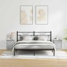 Cabinet de chevet 2 pcs Gris béton 39 x 34,5 x 50 cm 624332624332
