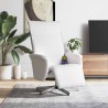 Fauteuil inclinable de massage repose-pieds blanc similicuir 624336624336