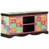 Meuble TV Multicolore 100 x 35 x 50 cm Bois de mangue massif 624341624341
