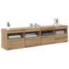 Meubles TV muraux 2 pcs Chêne artisanal Bois d'ingénierie 624346624346