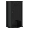 Meubles de salle de bain 4 pcs BERG noir bois de pin massif 624347624347