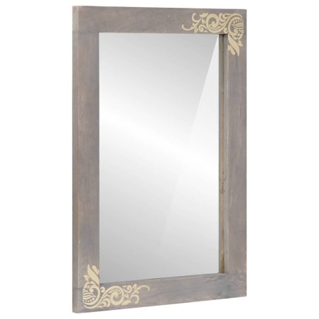 Miroir de salle de bain avec miroir Gris 70 x 50 x 2,5 cm 624351624351