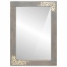 Miroir de salle de bain avec miroir Gris 70 x 50 x 2,5 cm 624351624351