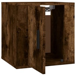 Meubles TV muraux 2 pcs Chêne fumé 40x34,5x40 cm 624353624353