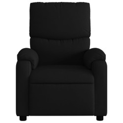 Fauteuil inclinable en tissu noir 624355624355