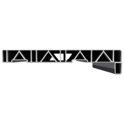 Appui de fenêtre Anthracite avec grain de bois PVC 624357624357