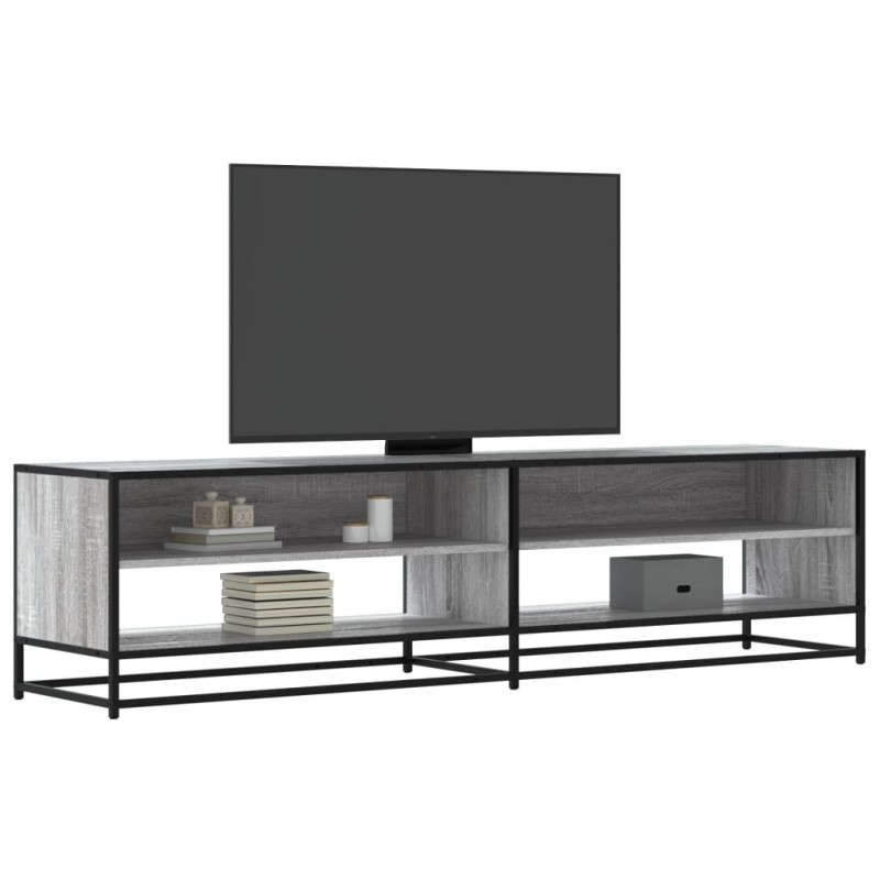 Meuble TV sonoma gris 180,5x40x46 cm bois d'ingénierie 624360624360