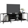 Meuble TV noir 153x37x50 cm bois d'ingénierie 624362624362
