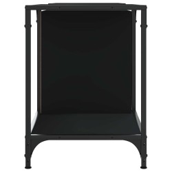 Meuble TV noir 153x37x50 cm bois d'ingénierie 624362624362