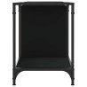 Meuble TV noir 153x37x50 cm bois d'ingénierie 624362624362