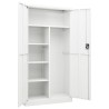 Armoire à casiers Blanc 90x40x180 cm Acier 624363624363
