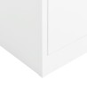 Armoire à casiers Blanc 90x40x180 cm Acier 624363624363