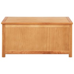 Boîte de rangement 90 x 45 x 45 cm Bois de chêne massif 624365624365