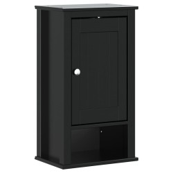 Meubles de salle de bain 3 pcs BERG noir bois de pin massif 624372624372