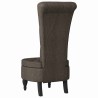 Fauteuil à pantoufle Gris foncé 56,5 x 70 x 110 cm Simili daim 624373624373