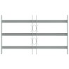 Grille de sécurité pour fenêtres avec 3 barres transversales 624383624383