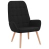 Fauteuil relaxant en tissu noir 624388624388
