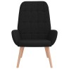 Fauteuil relaxant en tissu noir 624388624388